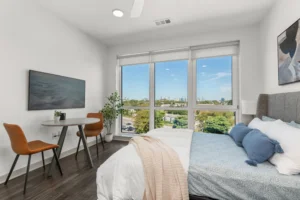 445 Park Commons bedroom large window