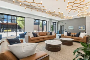 445 Park Commons community lounge